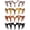 Color 01, variant on CoCoMangos 4 Pack Zig Zag Headbands for Women Men Teen Girls New U Shape Fashion Teeth Hair Comb Hairbands Plastic Headbands with Teeth Thin Zigzag Head Bands for Women's Hair
