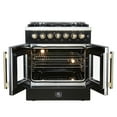 thumbnail image 4 of Forno Galiano 30-inch Freestanding French Door Dual Fuel Range Black, 4 of 5