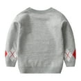 thumbnail image 2 of Utlike Boys Knit Sweater Toddler Winter Long Sleeve Thermal Knit Sweaters Base Unisex Casual Top Activewear Size 2 Years-3 Years, 2 of 7