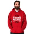 thumbnail image 4 of Cool Basketball Scoring Machine Men's Big & Tall Graphic Hoodie Brisco Brands 4X, 4 of 5