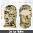 thumbnail image 4 of Viworld Balaclava Face Mask UV Protection for Men Women Sun Hood Tactical Lightweight Ski Motorcycle Running Riding, 4 of 5