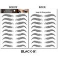 thumbnail image 1 of Pegatinas para Tatuajes de Cejas 6D Yashi Color Negro 01, 1 of 5