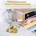 thumbnail image 6 of Sunflower Pot Holders for Kitchen Heatproof Potholder, 3 Pack Gnomes Flower Bee Eucalyptus Leaves Farmhouse Hot Pads Multipurpose Oven Pads Cloth Potholders Trivet for Cooking Baking, 6 of 8