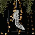 thumbnail image 3 of Adornos navideños de cristal para decorar árboles: adornos de carámbanos de ciervo acrílicos colgantes con colgantes en forma de gota, accesorios para fiestas en el hogar, 3 of 5