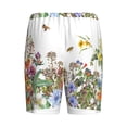 thumbnail image 4 of Yiaed Herbs and Wildflowers for Men's Soft Sleep Pajama Short Lounging Pajama Shorts-3X-Large, 4 of 8