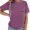 Purple, variant on GDREDA One Shoulder Maternity Top Women's Fashion Casual Comfortable Nursing Mom Zipper Nursing Tops Brick Red,M