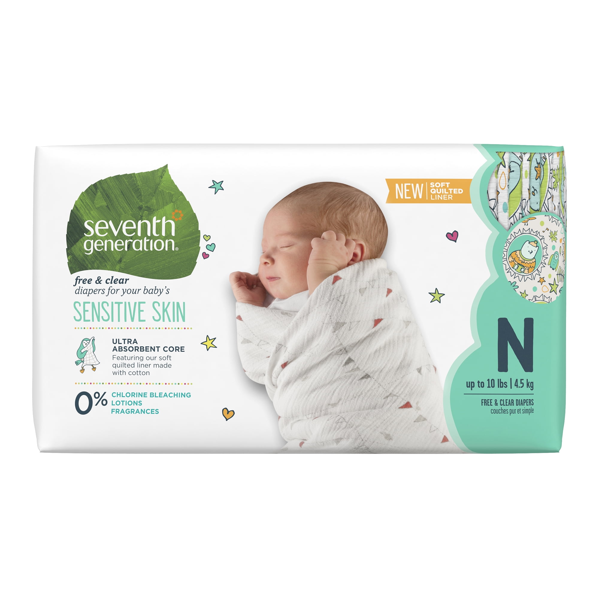 Diaper Size Chart Seventh Generation