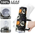 thumbnail image 4 of Spooky Halloween Cup, Full Moon Ghost Tumbler 40oz with Handle and Straw, Insulated Coffee Gift, 4 of 5