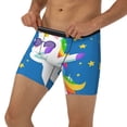 thumbnail image 2 of Sigee Cool Unicorn Star Golden for Men's Boxer Briefs,Moisture Wicking and Breathable Large, 2 of 9