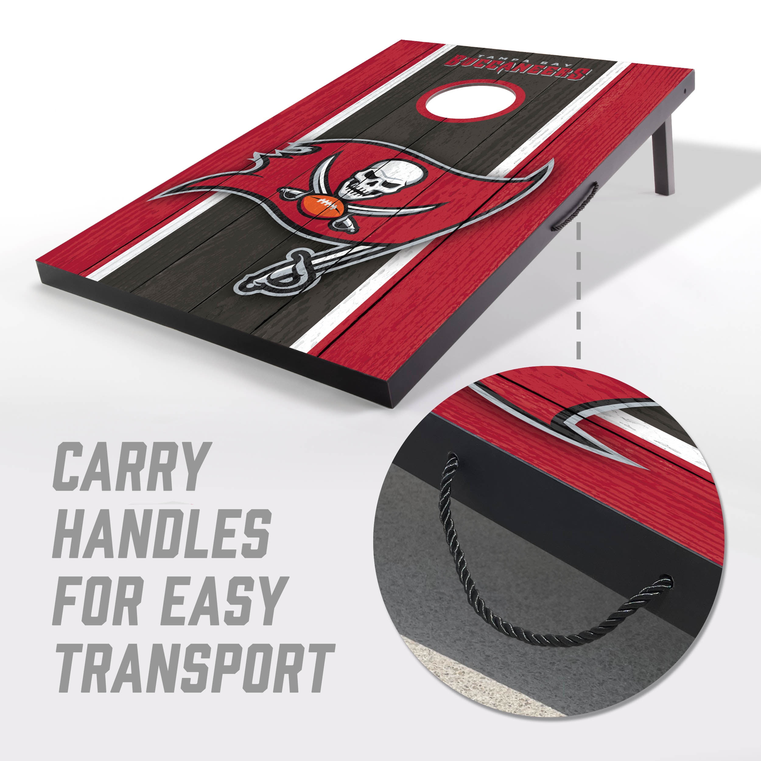 Tampa Bay Buccaneers 2x3 MDF Cornhole Game Set