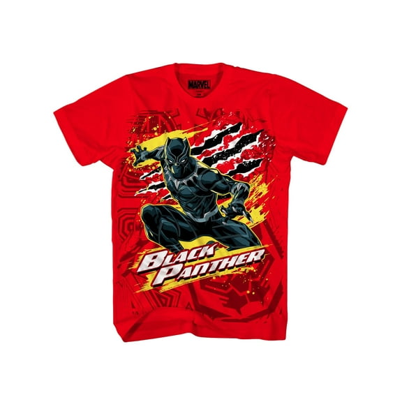 Marvel Black Panther Boys' Panther Party T-Shirt (Little Boys & Big Boys)