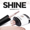 thumbnail image 5 of modelones Cat Eye Gel Nail Polish Nude Gel Polish Glass Shimmer Glitter with Magnet Silk Cat Eye Holographic Reflective Soak Off LED Nail Art Manicure 15ML, 5 of 7
