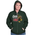 thumbnail image 4 of Woodsy Owl Care for the Land Retro Zip Up Hoodie Men's Women's Brisco Brands X, 4 of 6