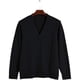 thumbnail image 3 of Chaqueta de transición tipo cárdigan de punto sin cuello en V para hombre, 3 of 5