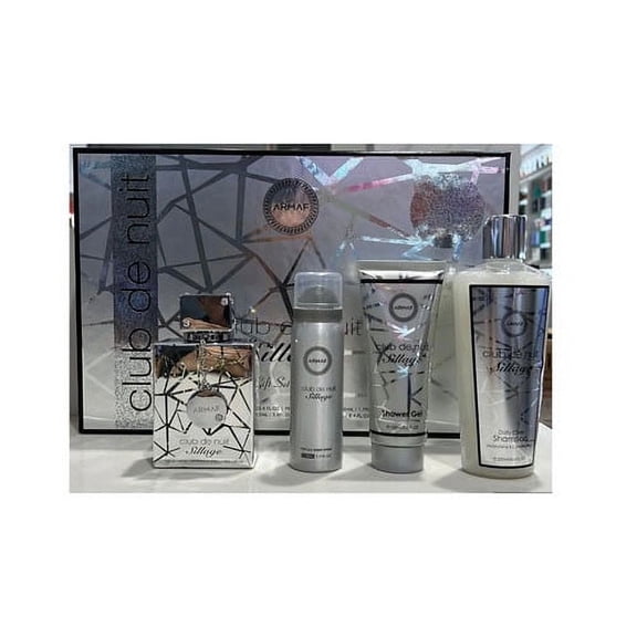 Armaf Club De Nuit Sillage EDT 4 Piece Gift Set for Men - 3.4 oz Fragrance