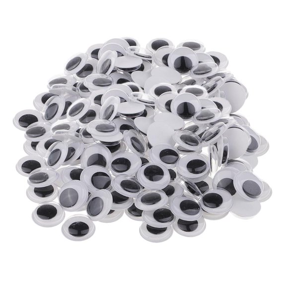 yotijay Self-Adhesive Wiggle Kid Crafts Moving 15mm 200pieces