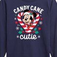 thumbnail image 3 of Disney - Minnie Candy Cane Cutie Christmas - Toddler & Youth Long Sleeve Graphic T-Shirt, 3 of 5