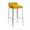 Yellow, variant on Fabric Upholstered Metal Bar Stool, Yellow and Silver