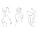 thumbnail image 5 of Bewildely Pintura de mujer de arte blanco sobre lienzo Cautivadora e inspiradora hermosa con femenina Póster Decoración del hogar C, 5 of 6