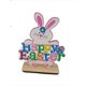thumbnail image 2 of 2 Pack Painted Wooden Easter Gnome Desktop Decorations Cute Bunny Table Decoration Gifts, 2 of 2