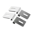 thumbnail image 1 of UPOUART Mounting Clips 4Set Stainless Steel for Mirror Holder Easy Installation in Home and Office Use, 1 of 8