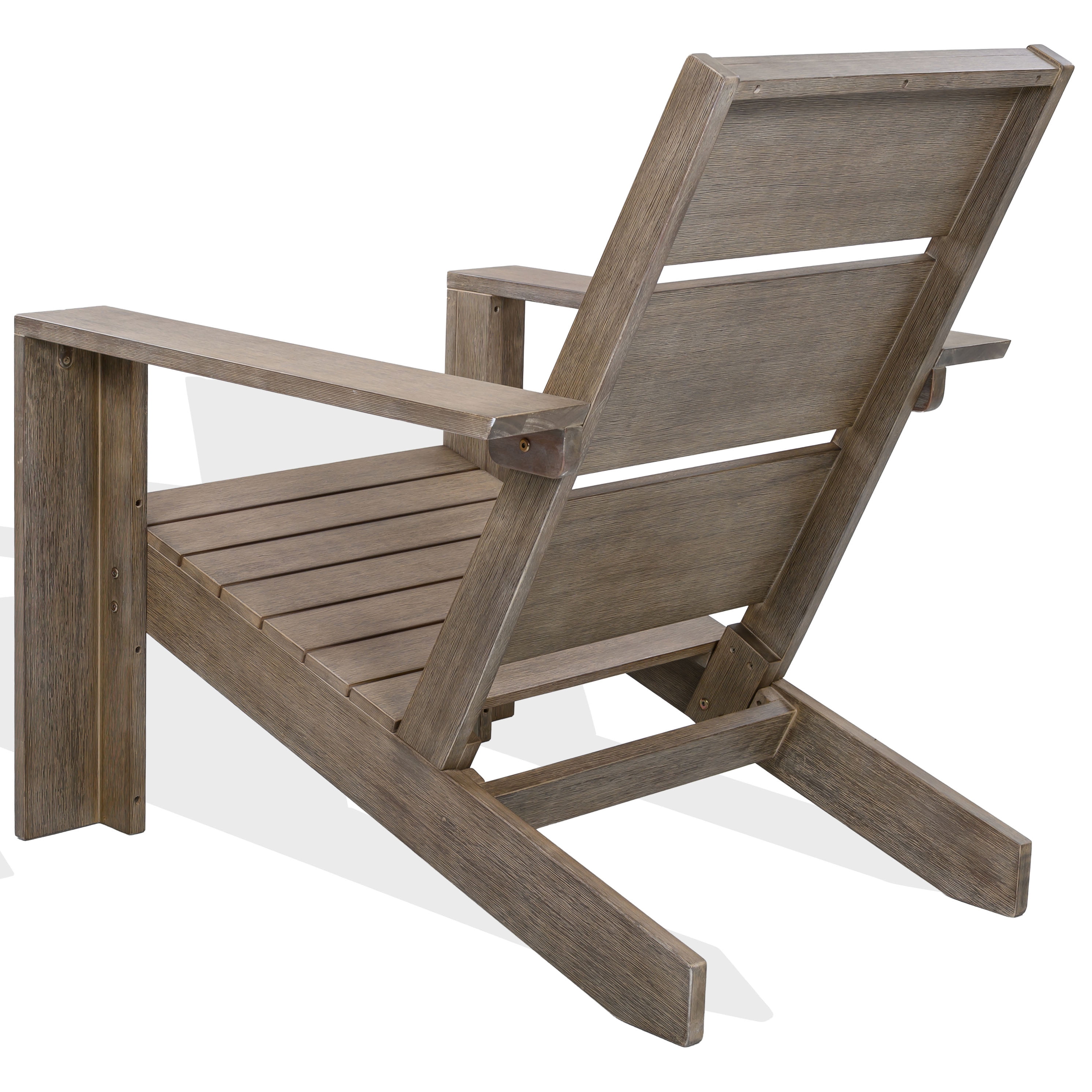 Safavieh Couture Coral Eucalyptus Adirondack Chair, Gray