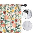 thumbnail image 4 of Blackout Kids Curtains,Pioneer Flower Floral Print Pattern Childrens Insulated Curtains Set Of 2,Bedroom Essentials,Toddler Room Decor 52"x63", 4 of 5