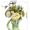 thumbnail image 3 of European Artificial Rose Flower Bouquet Simulation Korean Wedding Bouquet for Valentine's Day Wedding Bride Photography Red, 3 of 4