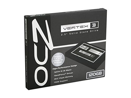 OCZ Vertex3 Series Solid State Drive VTX3-25SAT3-120G 2.5" SATA SSD 6Gb/s, 120GB