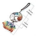 thumbnail image 2 of Crystal Pendant,Crystal Hanging Ornament Round Car Rearview Mirror Hanging Ornament Crystal Hanging Ornament Optimal Efficiency, 2 of 7