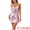 Pink, variant on Women's Satin Slip Silky Mini Floral Nightgowns M Blue