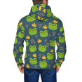 thumbnail image 5 of Zip Up Hoodies for Men - cartoon frog heart cute Long Sleeve Comfrt Men'S Fashion Hoodies & Sweatshirts, Jackets for Men Hoodies Pullover Clothing Clothes with Pouch, 5 of 5
