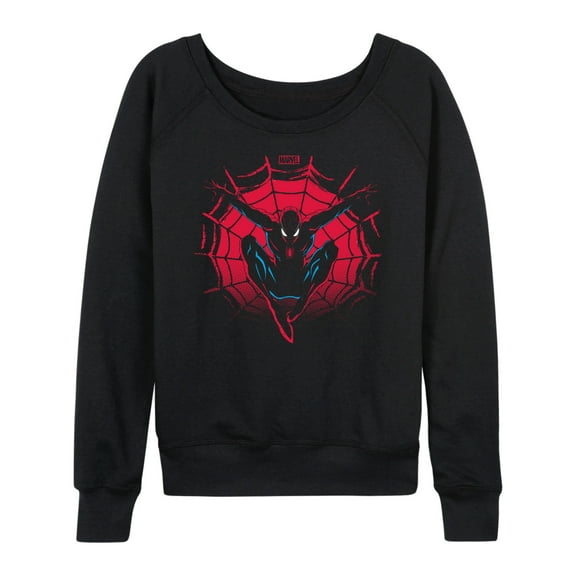 Marvel Spider-Man - Silhouette - Ladies French Terry Pullover Sweatshirt