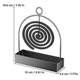 thumbnail image 4 of Iron Mosquito Coil Holder with Handle - Portable Fireproof Incense Burner for Outdoor Patio, Camping and Home Decor - Sturdy Hanging Design Compatible with Large Coils, Gifts for Mom and Gardeners, 4 of 7