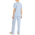 thumbnail image 2 of Aqua Women’s Floral Print Pajama Set, Blue, Medium, 2 of 2