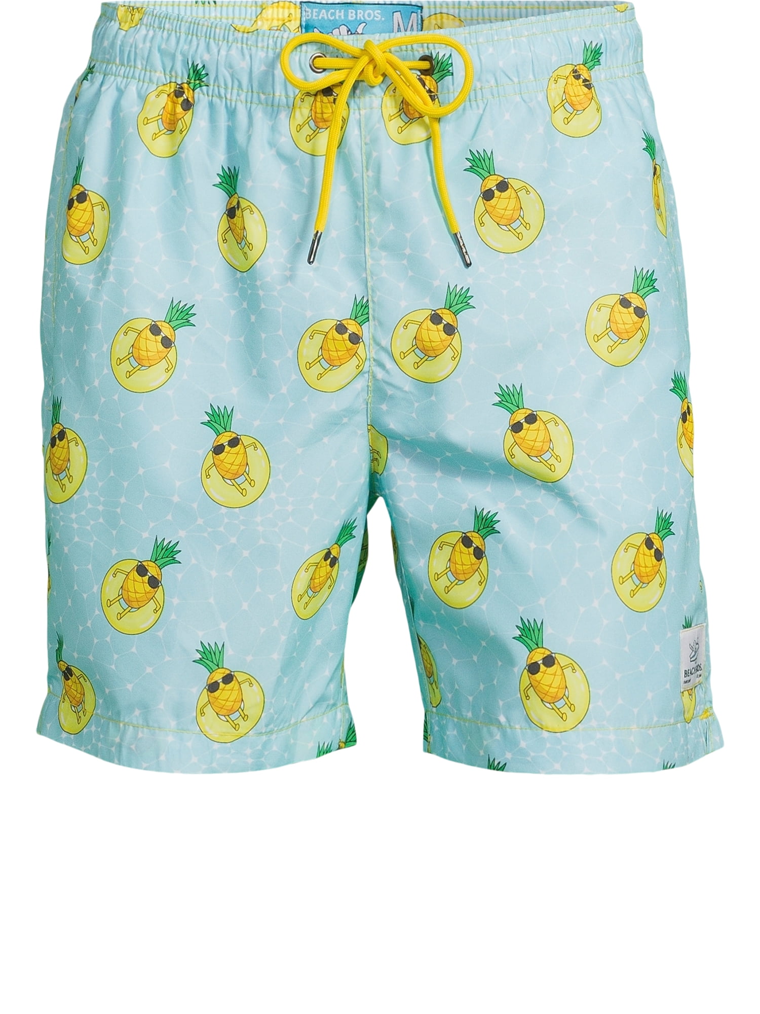Beach Bros. Men's and Big Men’s Swim Trunks with UPF50+, 6.5” Inseam, Sizes S-2XL