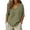 Green, variant on Shirts for Women Tops for Women Cotton Linen Shirts V Neck 3/4 Sleeve Button Down Henrik Blouse Casual Summer Top Breathable Gauze Blend,White,M