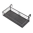 thumbnail image 2 of de hierro forjado soporte colgador de balcón colgante estantes soporte cesta pa interiores y exteriores Porches decoración de Los 60x20x12cm Macarena estante colgante de maceta, 2 of 8