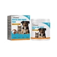 thumbnail image 2 of Toallitas dentales para perros para el sarro y mal aliento - toallitas bucales prehumedecadas de 50 para perros y gatos, copas de algodón suave para dedos, mochila portátil de viaje, 2 of 9