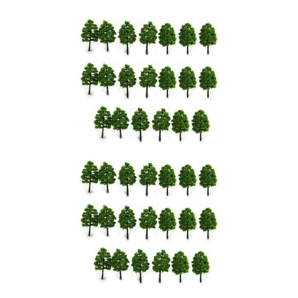 Yuarrent 20 Pieces Miniature Scenery Tree Sand Prop Scene Ornament Layout Model Landscape Decorating Fitting Simulation Plant Table Como se muestra 2piezas Yuarrent CBP487626