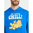 thumbnail image 4 of Garfield Men's and Big Men's Graphic Hoodie with Long Sleeves, Sizes XS-5XL, 4 of 5