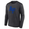 thumbnail image 2 of Men's Charcoal Air Force Falcons Logo Long Sleeve T-Shirt, 2 of 3