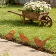 thumbnail image 1 of CaiYueKe Garden Flower Pot Decorations Outdoor Courtyard Inserts Wrought Iron Silhouettes Metal Art for Yard Patio Lawn Landscape Decor Home Exterior Rustic Farmhouse Accent Plant Stake Ornament, 1 of 7