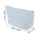 thumbnail image 3 of 1 Pc Bolsa de Maquillaje Trapezoidal para Mujeres para Vacaciones Actividades al Aire Libre Viaje de Felpa Azul, 3 of 3