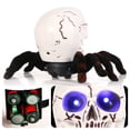 thumbnail image 4 of Halloween Araignée Style Crâne Ornement Araignée Truc Jouets Araignée Infrarouge Contrôlée Jouet Sans Batterie (Brun), 4 of 7
