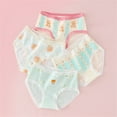 thumbnail image 2 of CYRBOKO Girls Briefs, Cotton Casual Elastic Waist 4-piece Underwear for Girls Green Size 15-16 T, 2 of 3