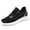 Black, variant on Daznico Women's Lightweight Walking Sneakers - Breathable Mesh with Elastic -On for Everyday Comfort (Flat Heel Design),Color:Grey,Size:6.5