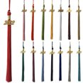 thumbnail image 4 of Decorative Academic Tassel Smooth Multicolor Metal Year Card Graduation Tassel for School, 4 of 7