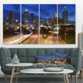 thumbnail image 1 of Design Art - Atlanta Skyline Twilight Blue Hour, 1 of 3