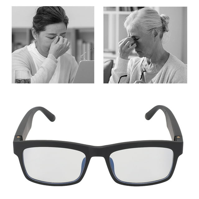 Smart Glasses, Touch Control Audio Glasses Portable for Work